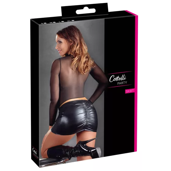 Cottelli - Party Time - Mini Skirt (Black) - S