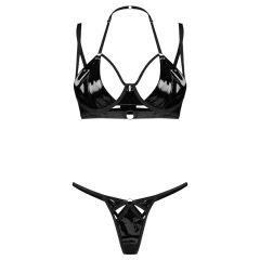 Obsessive Keira Lise - Shimmering Bra Set (Black)