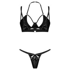 Obsessive Keira Lise - Shimmering Bra Set (Black)