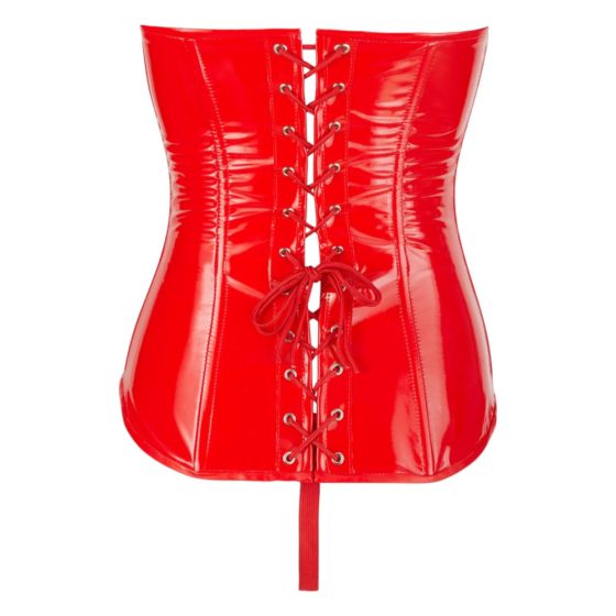 Black Level - vinyl corset (red)