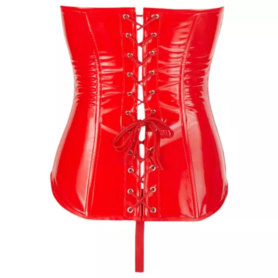 Black Level - vinyl corset (red)