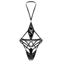 Obsessive Keira Lise - Open Strappy Bodysuit (Black)