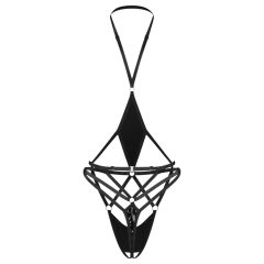 Obsessive Keira Lise - Open Strappy Bodysuit (Black)