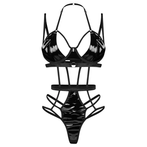 Obsessive Keira - Strappy Bodysuit (Black)