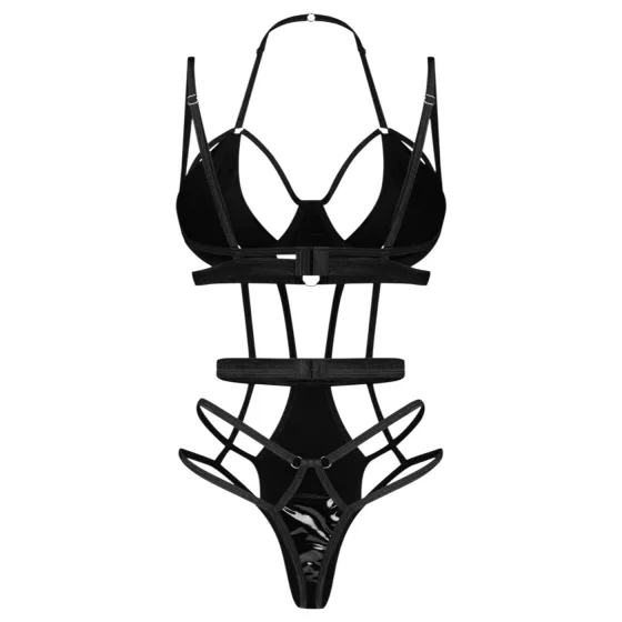 Obsessive Keira - Strappy Bodysuit (Black)
