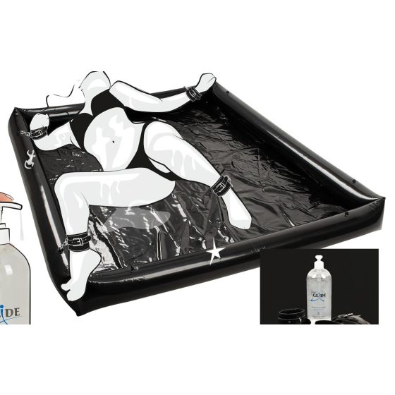 Fetish Glossy Games - Orgy Pool with Cuffs (140x185cm)
