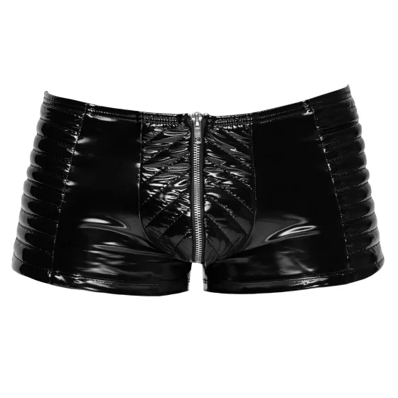 Black Level - Men's Zippered Shorts (Black)