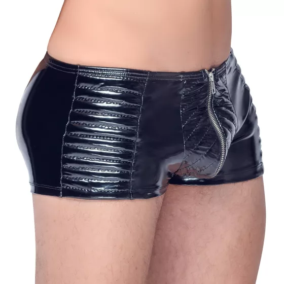 Black Level - Men's Zippered Shorts (Black) - M