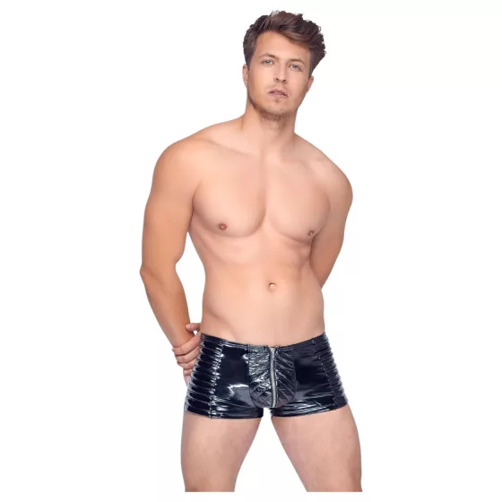 Black Level - Men's Zippered Shorts (Black) - M