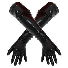 LATEX - Long Unisex Gloves (Black)