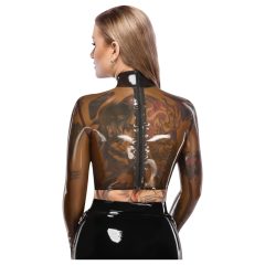 LATEX - transparent latex top (transparent-black)