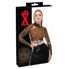 LATEX - transparent latex top (transparent-black)