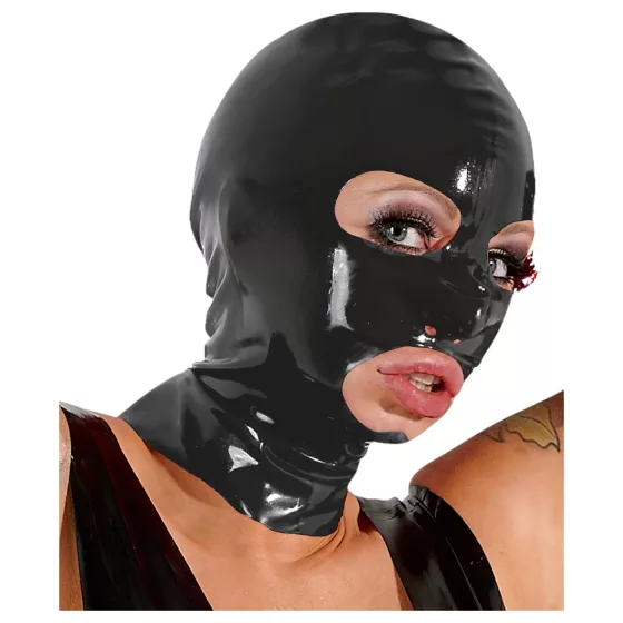 Latex Suction Mask (Black)