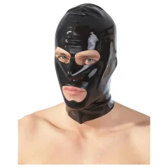 Latex sucking mask (black)