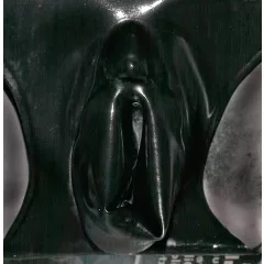 Late X women's knickers with vaginal condom (black)