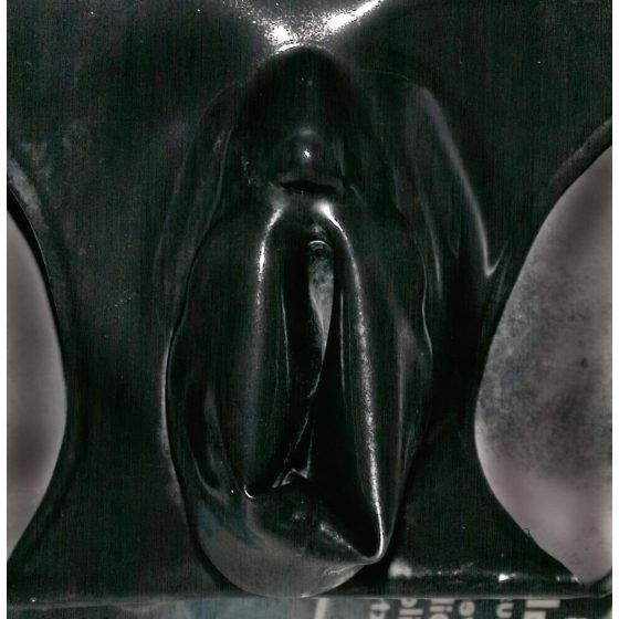 LATEX - Women's Panties with Condom Pocket (Black)