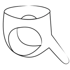 LATEX - Black Strap-On with Dildo (S-L)