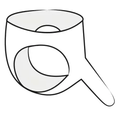 LATEX - Black Strap-On with Dildo (S-L)