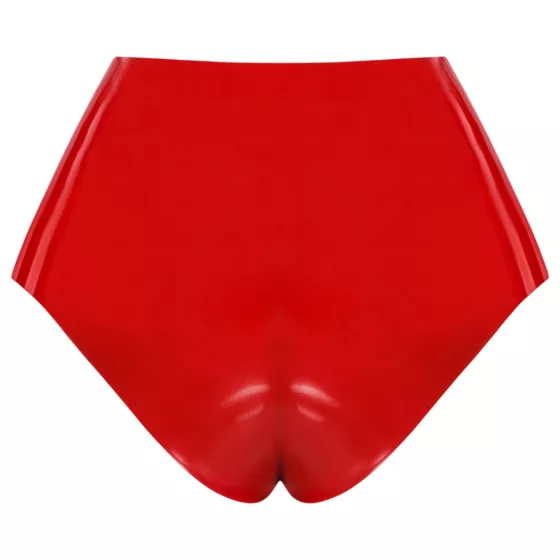 LATEX - Realistic Red Dildo Panties