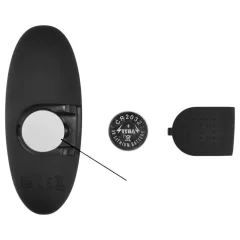   Mrow - Glow-in-the-Dark Radio-Controlled Anal Vibrator (Black)