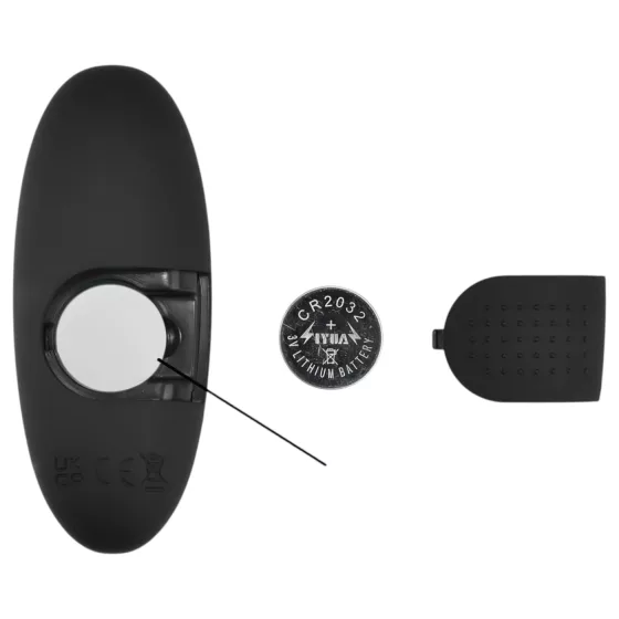 Mrow - Glow-in-the-Dark Radio-Controlled Anal Vibrator (Black)