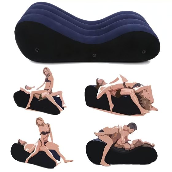 Magic Pillow - Inflatable Love Sofa - Large (Blue)