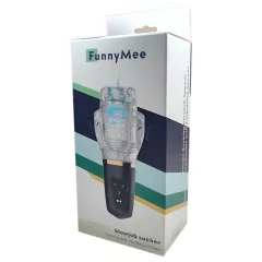   Funny Me Rocket Cup - Translucent Black Suction & Vibration Pleasure Device