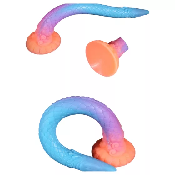 OgazR XXL Eel - Glowing Anal Dildo - 47 cm (pink)