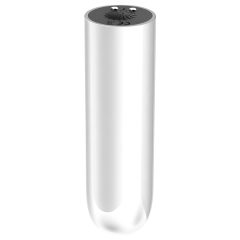   Funny Me Mini Bullet - Rechargeable, Waterproof Mini Vibrator (White)