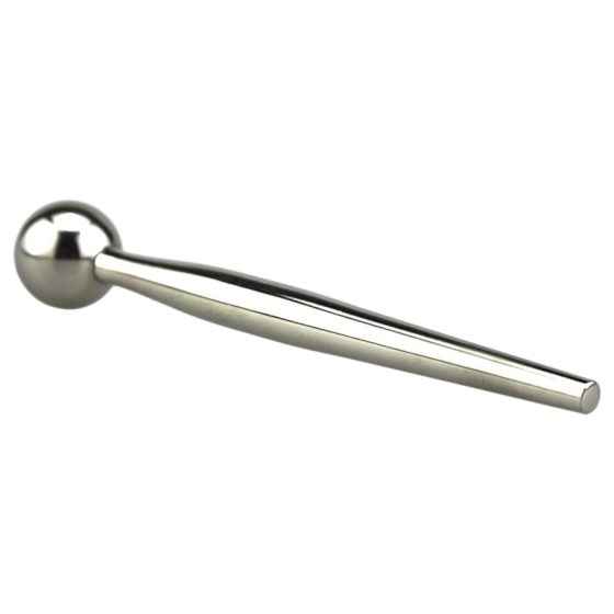 FukR - Metal beaded dilator - 8 cm (silver)