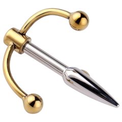 Urethralplay - Anchor-shaped metal dilator - 4.5 cm (silver)