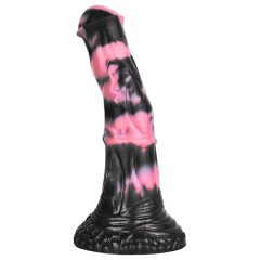 Bad Horse - Silicone Horse Dildo - 18cm (Black-Pink)