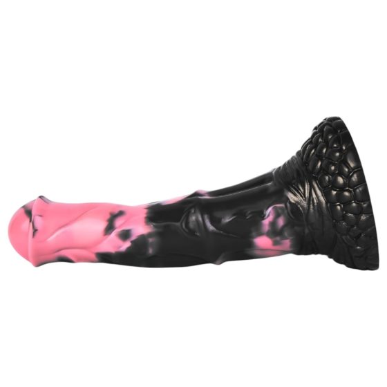 Bad Horse - Silicone Horse Penis Dildo - 18cm (Black-Pink)