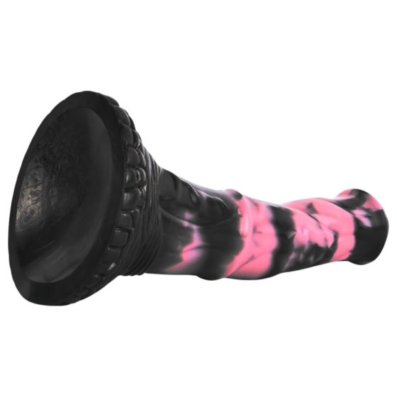 Bad Horse - Silicone Horse Penis Dildo - 18cm (Black-Pink)