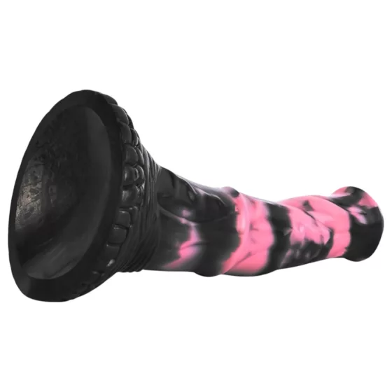 Bad Horse - silicone horse penis dildo - 18 cm (black‑pink)