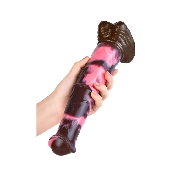 Bad Horse - Silicone Horse Dildo - 24cm (Brown-Pink)