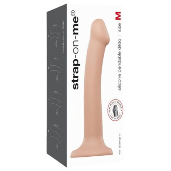 Strap-on-me M - Dual Density Lifelike Dildo - Medium (Natural)