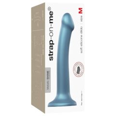   Strap-On-Me Metallic Shine M - Skin-Friendly Dildo (Metallic Blue)