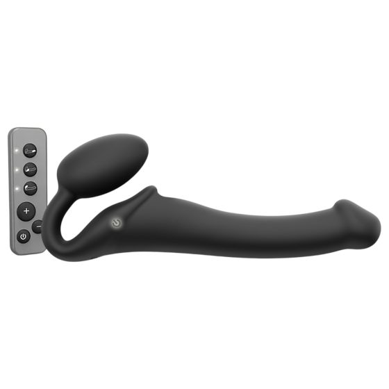 Strap-on-me M - Medium Strap-On Vibrator - Black