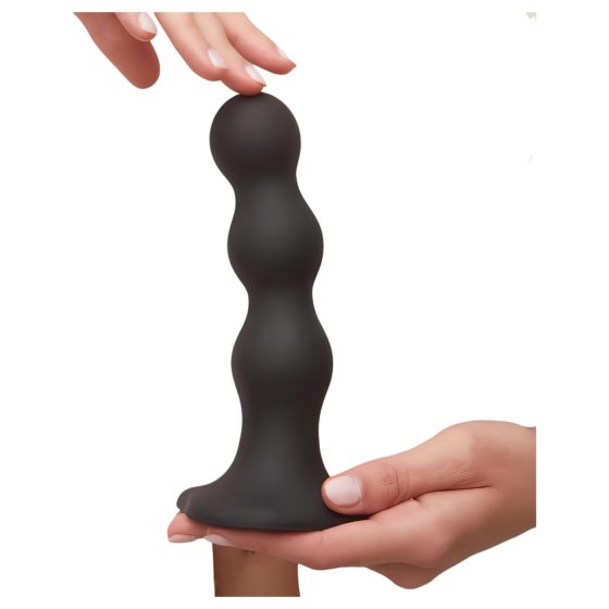 Strap-on-me Balls S - Black Suction Cup Dildo