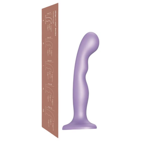 / Strap-on-me P&G M - Curved Suction Cup Dildo (Purple)
