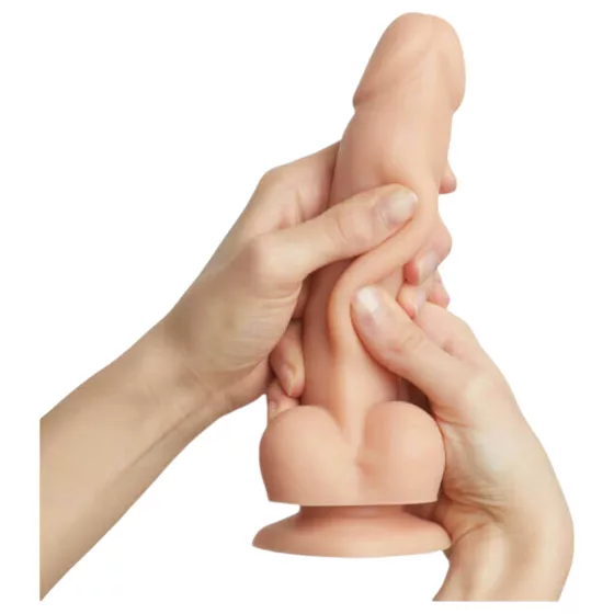 Strap-on-me M - Dual Layer Suction Cup Dildo (Natural)