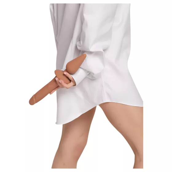 / Strap-on-me Switch Realistic L - 2in1 Silicone Dildo (Natural)