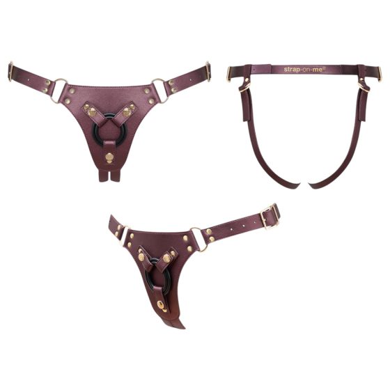 Strap-on Me - Adjustable Harness for Dildo - XS-XXL (Brown)