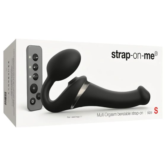 Strap-on-me S - Wearable Airwave Vibrator - (Black)