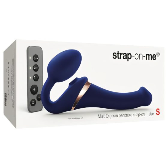 Strap-on-me S - Wearable Air Wave Vibrator (Blue)
