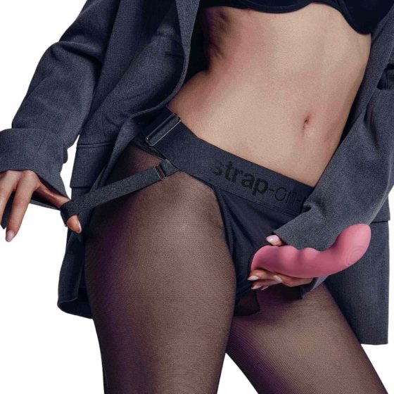 Strap-on-me M - Waterproof Pulsating G-Spot Vibrator (Pink)