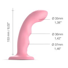 Strap-on-me M - Waterproof Pulsating G-Spot Vibrator (Pink)