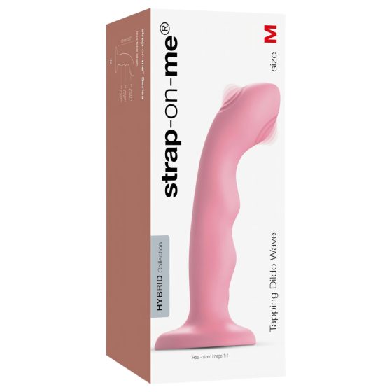 Strap-on-me M - Waterproof Pulsating G-Spot Vibrator (Pink)