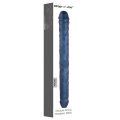 Strap-on-me - Double Dildo (Metallic Blue)